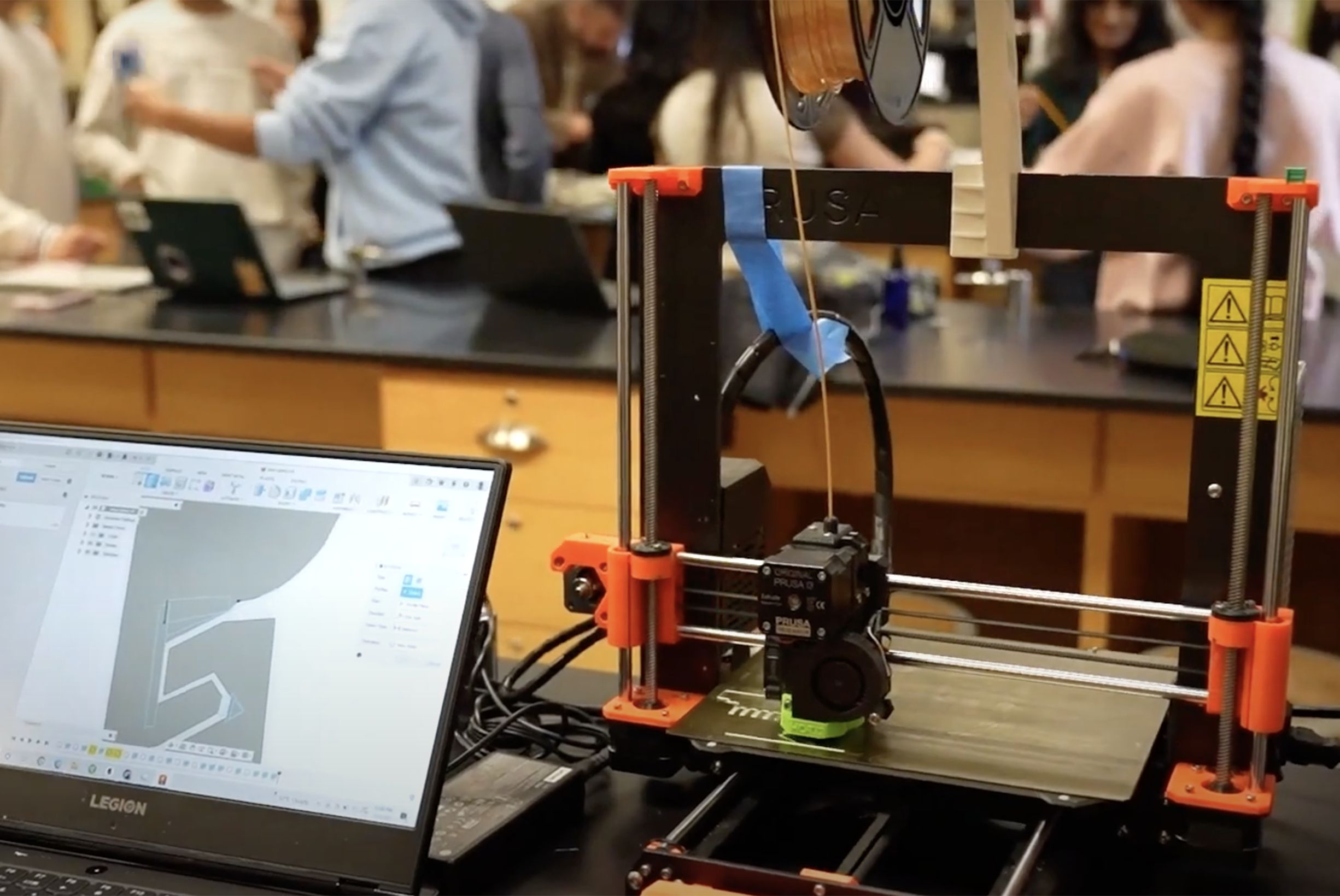 An instrument use for Georgia Tech's frugal science.