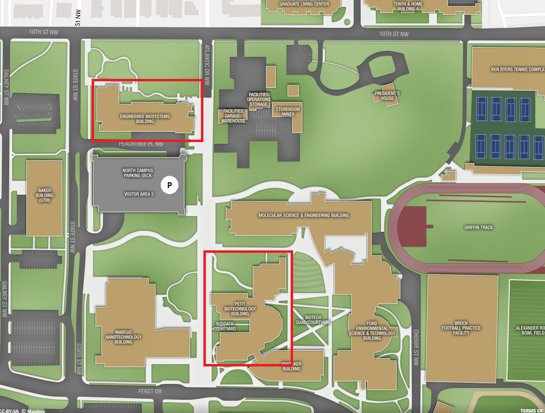 Georgia Tech Map