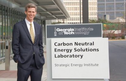 SEI Executive Director Tim Leiuwen standing outside the CNES building.