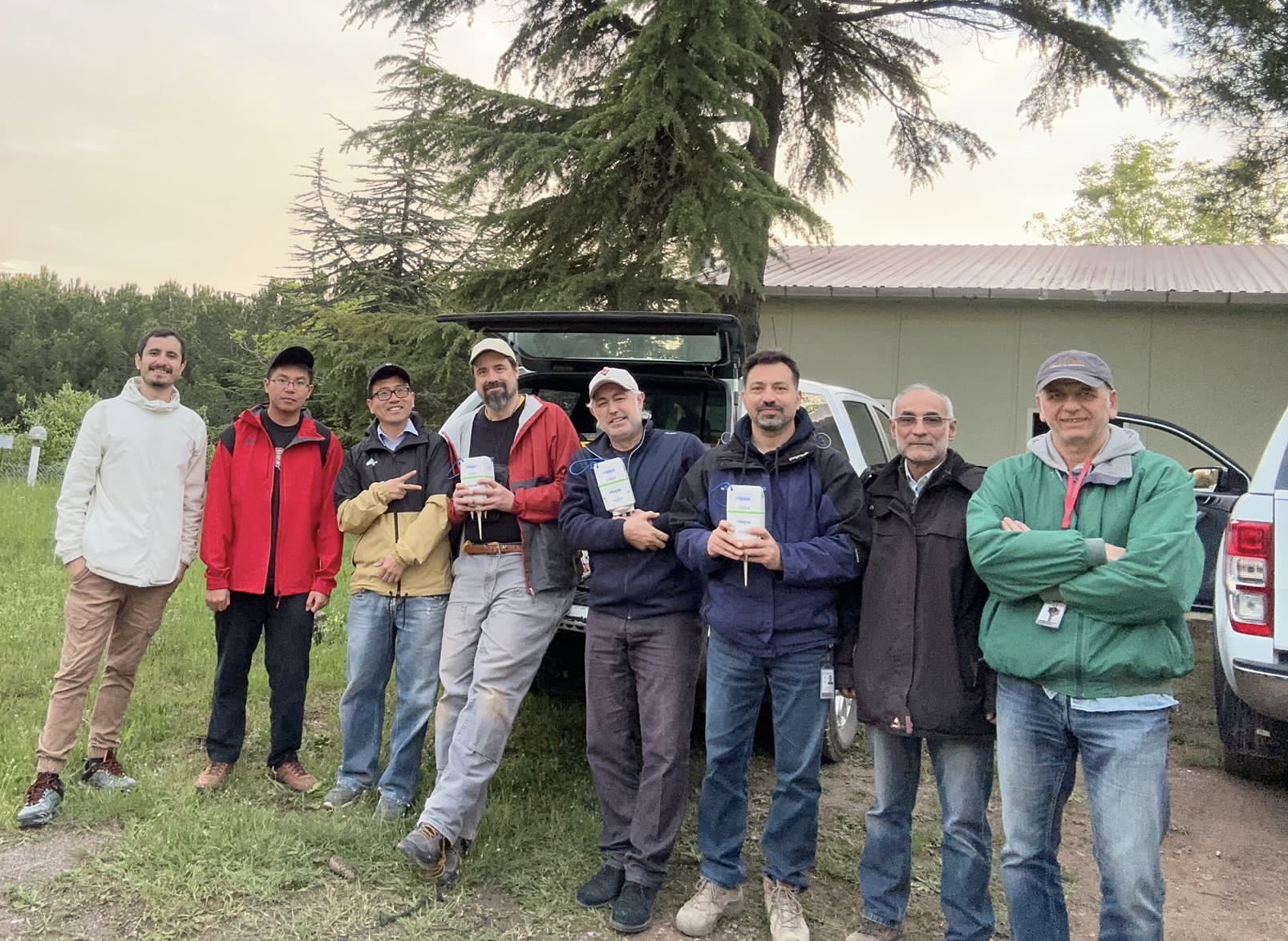 Researchers from Georgia Tech, Univ. of Missouri and TUBITAK before heading to the field on May 1st, 2023