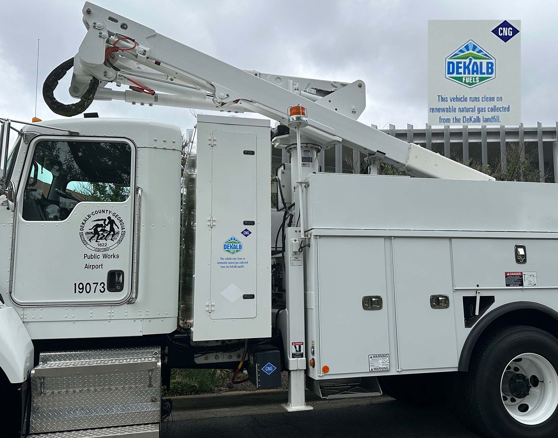 Dekalb County RNG Truck at the 2023 Clean Cities Georgia Transportation Summit