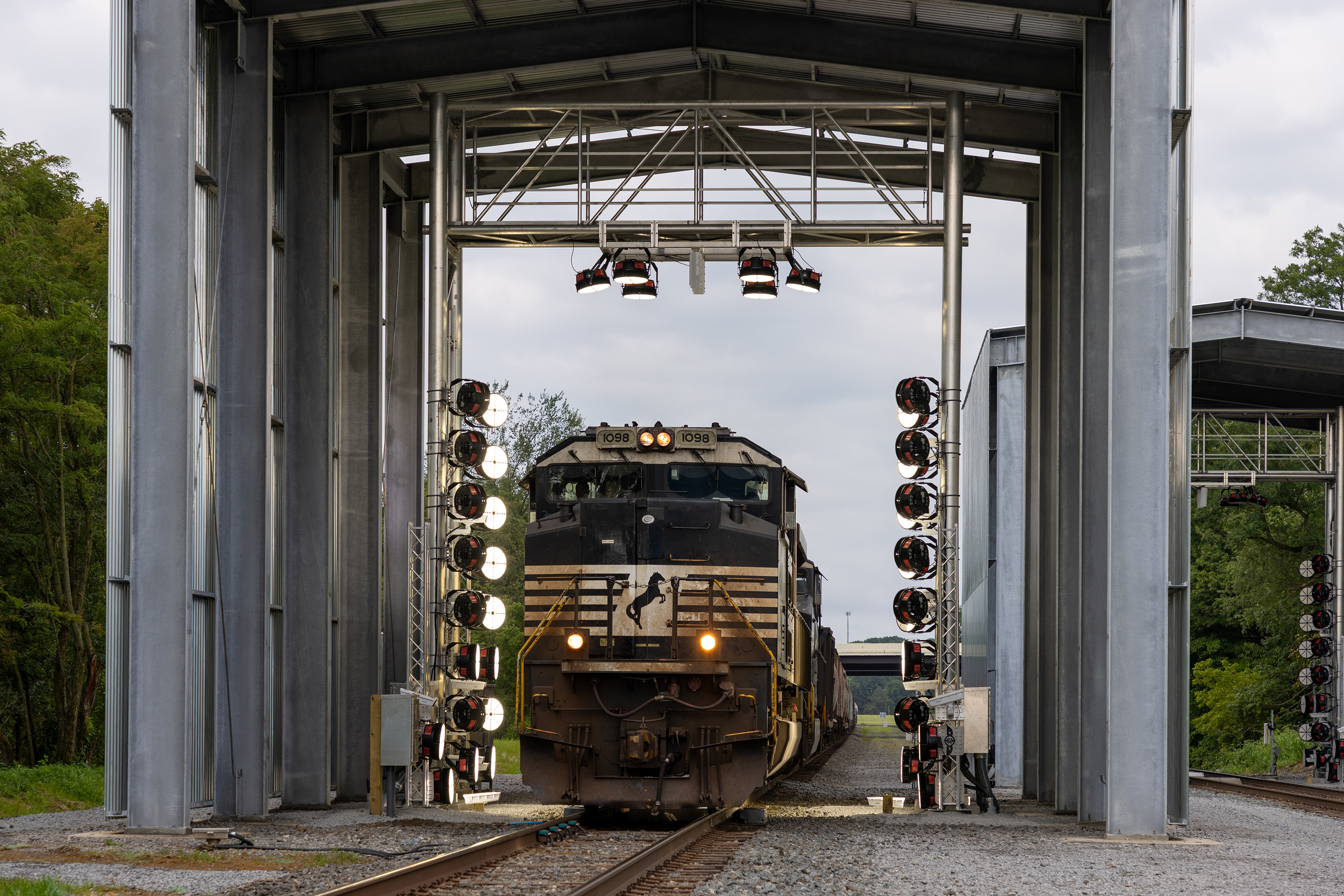 A Norfolk Southern locomotive 