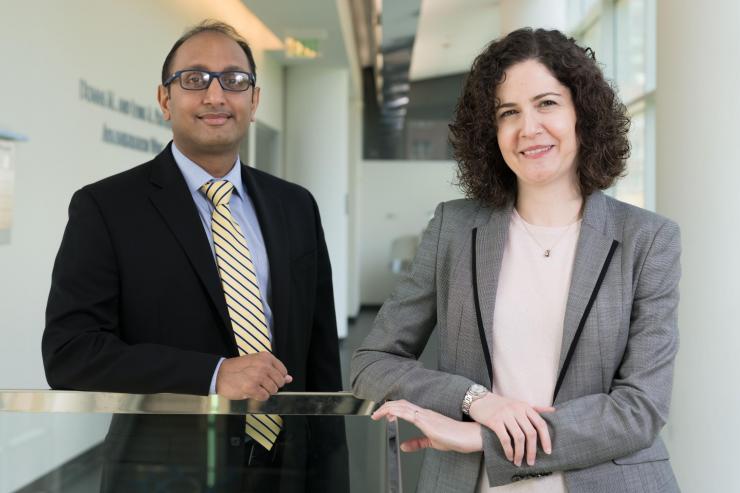 <p>Ravi Subramanian, associate professor, and Basak Kalkanci, assistant professor at Georgia Tech’s Scheller College of Business</p>