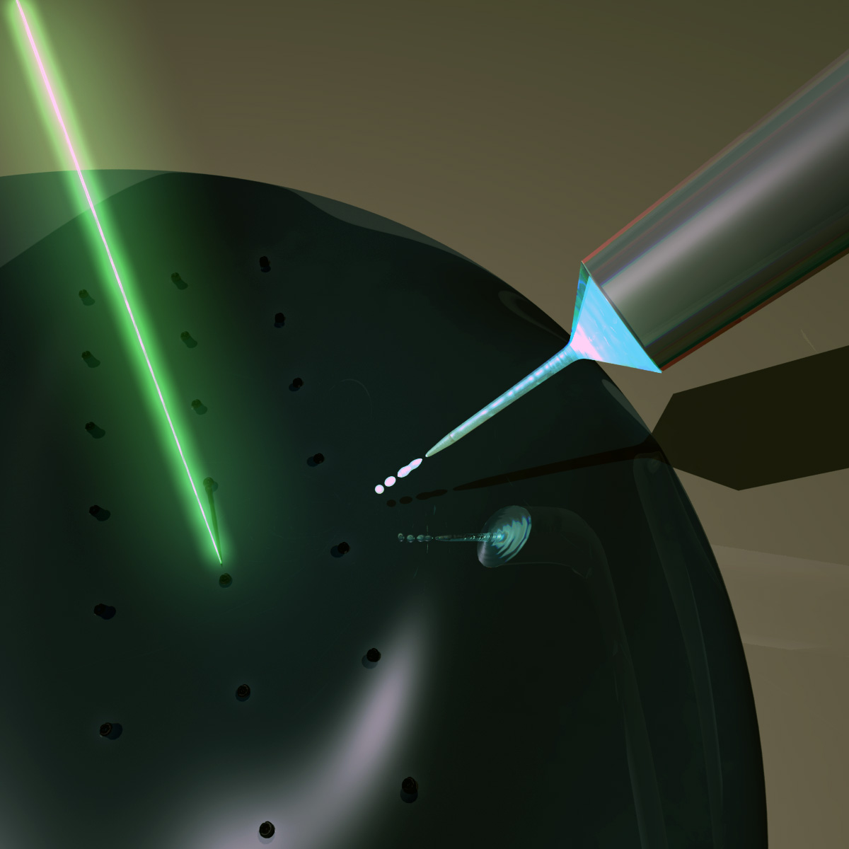 On the right, the nanoscale gap that allows the Lilliputian chip to collect high-resolution signals from the broad array of sound and motion sources on the left. Credit: Georgia Tech / Ayazi lab