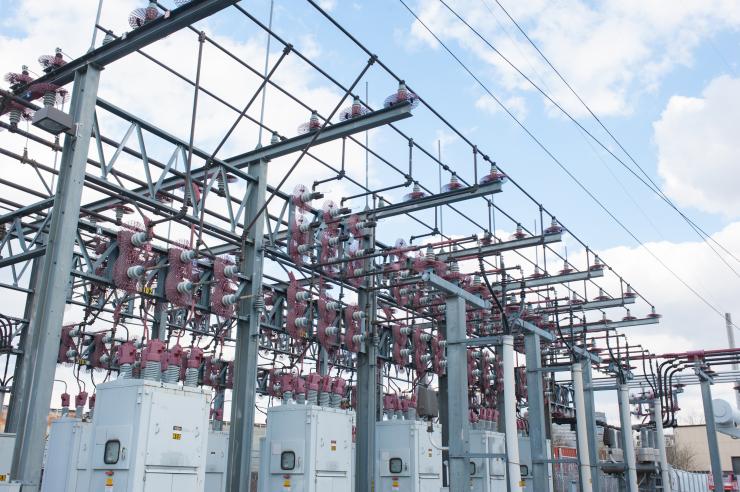 <p>Georgia Tech researchers have developed a device fingerprinting technique that could improve the security of the electrical grid and other industrial systems. The system would be used in electrical substations like this one. (Credit: Fitrah Hamid, Georgia Tech)</p>