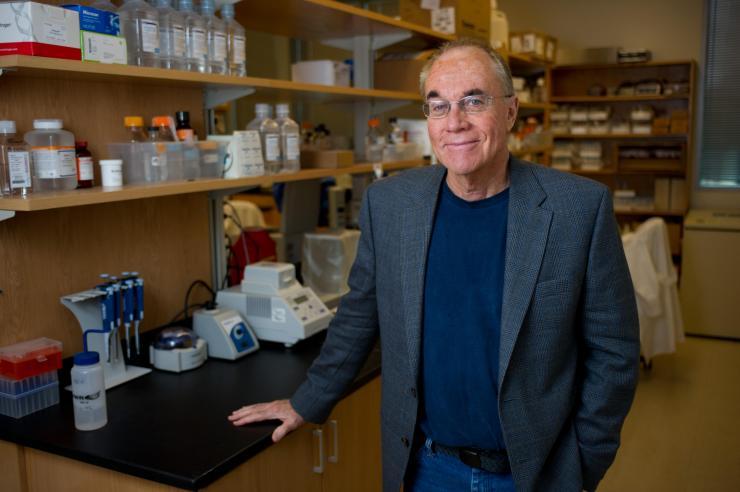 <p>The Prevent Cancer Foundation has made a significant grant award to Georgia Tech to advance research on detecting ovarian cancer. The work is led by John McDonald, a professor in the School of Biological Sciences. (Credit: Rob Felt, Georgia Tech)</p>