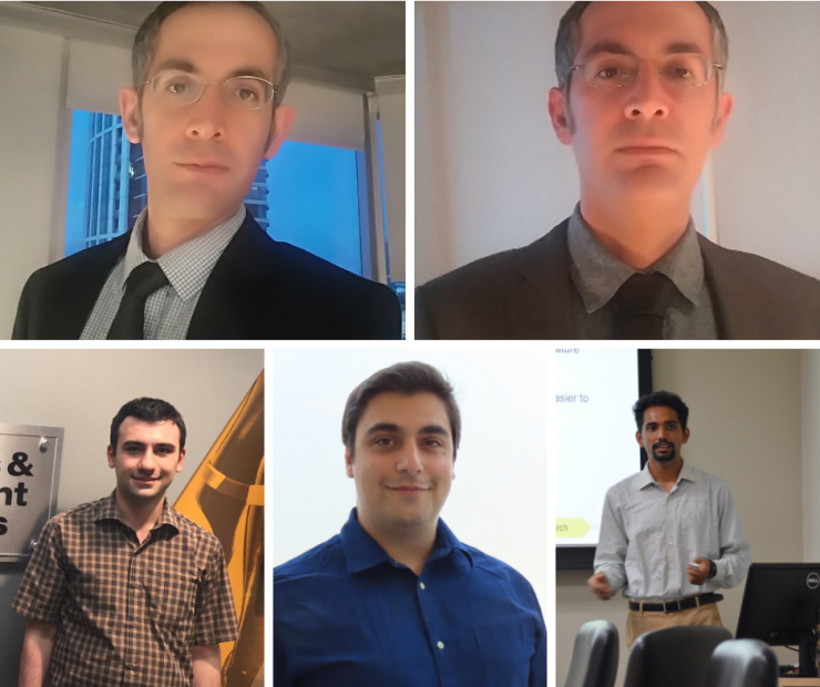 <p>Clockwise from upper left: Hossein Taghinejad, Mohammad Taghinejad, Siddharth Varughese, Hakki Mert Torun, Mehrdad Tahmasbi</p>