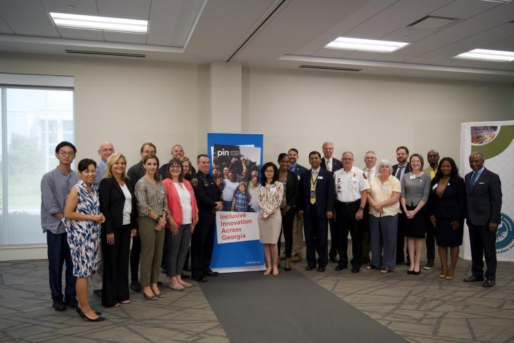 <p>Representatives of the 2022 Georgia Smart Communities Challenge Cohort. (Photo: Matt Hummel)</p>