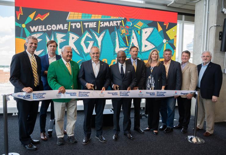 <p>Georgia Tech and Georgia Power partner to celebrate Microgrid ribbon cutting.</p>