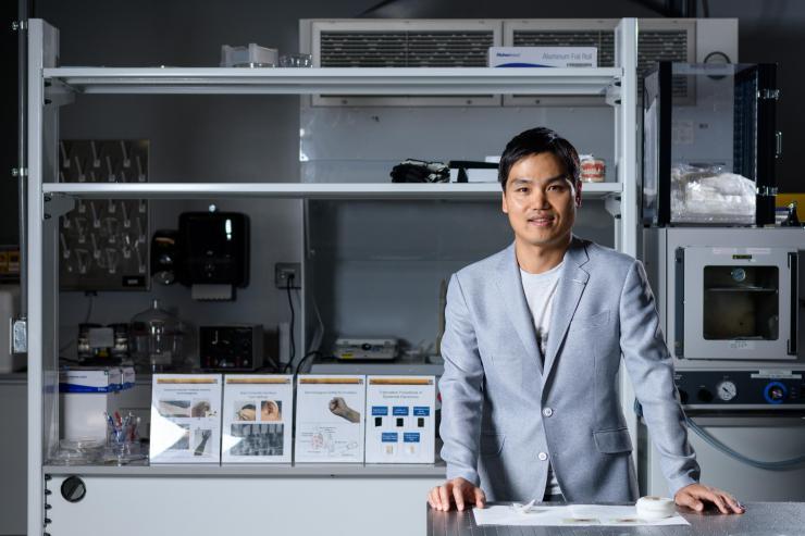 W. Hong Yeo is leading a $3 million  NSF research training program to develop a new generation of engineers focused on creating sustainable medical devices.