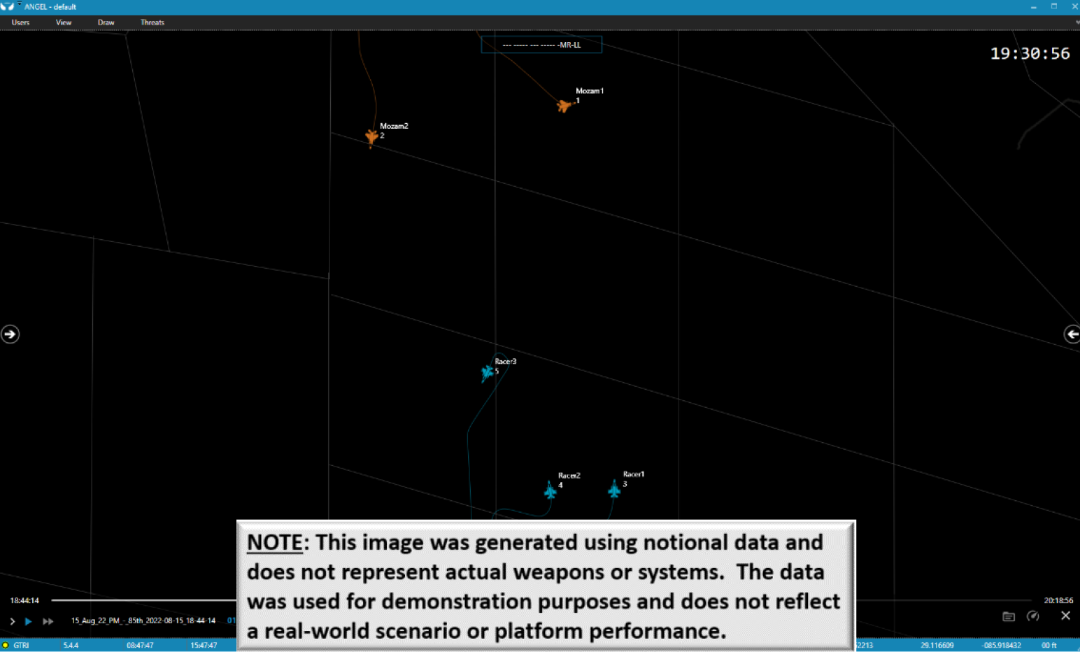 Angel Common Operational Picture (COP) Display