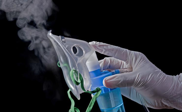 <p>A research team led by Georgia Tech Professor Phil Santangelo has developed an improved mRNA treatment that is designed to be used in a common nebulizer, like the one above, for a more efficient inhalable delivery of the medicine.</p>